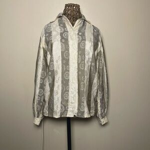 Vintage 100% silk top